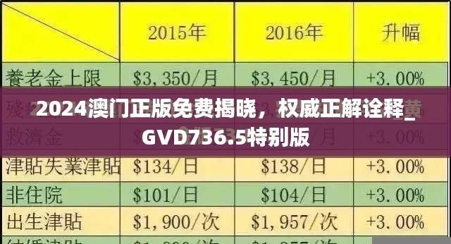 2024澳门正版免费揭晓,权威正解诠释_GVD736.5特别版