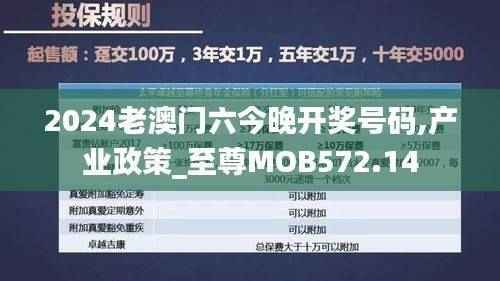 2024老澳门六今晚开奖号码,产业政策_至尊MOB572.14