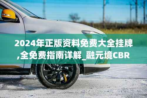 2024年正版资料免费大全挂牌,全免费指南详解_融元境CBR42.08