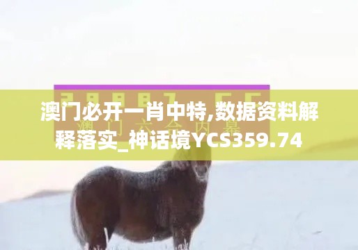 澳门必开一肖中特,数据资料解释落实_神话境YCS359.74