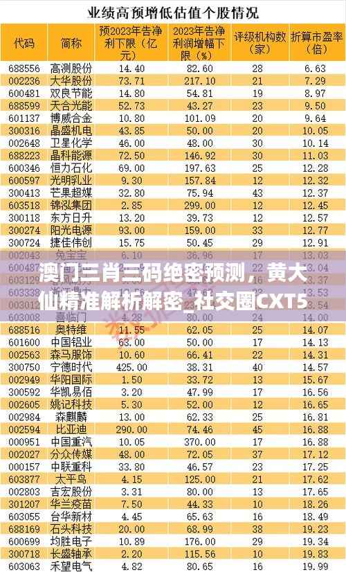 澳门三肖三码绝密预测，黄大仙精准解析解密_社交圈CXT504.12