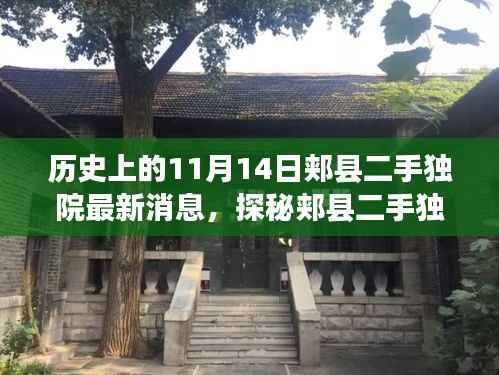 历史与现代的交融，郏县二手独院最新消息与小巷特色小店探秘