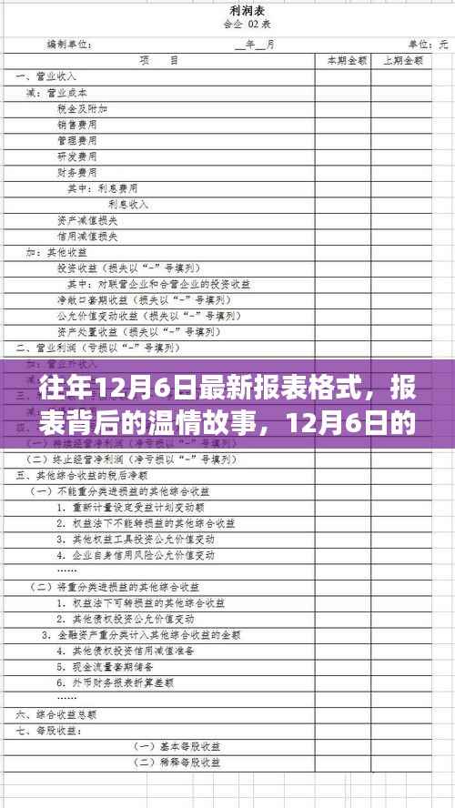往年12月6日报表背后的温情与数字魔法,友情奇迹的诞生