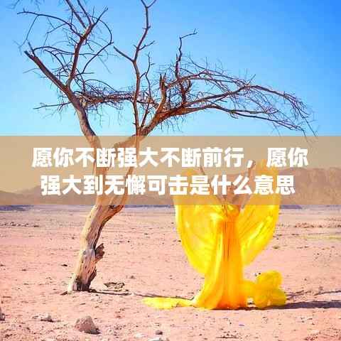 愿你不断强大不断前行，愿你强大到无懈可击是什么意思 