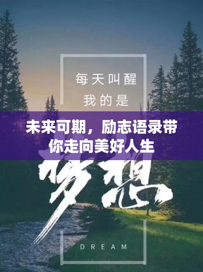 未来可期,励志语录带你走向美好人生