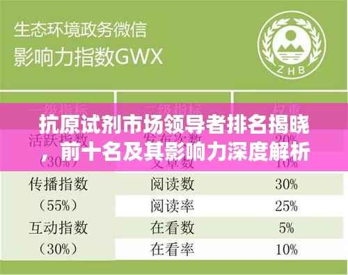 抗原试剂市场领导者排名揭晓,前十名及其影响力深度解析